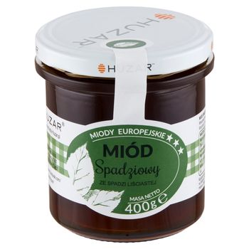 Huzar Miód spadziowy ze spadzi liściastej 400 g