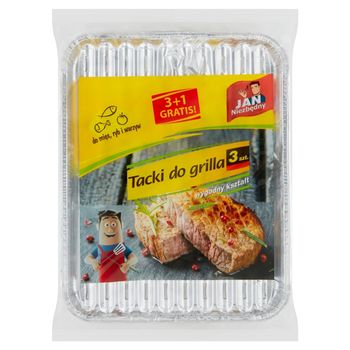 Jan Niezbędny Tacki do grilla 4 sztuki