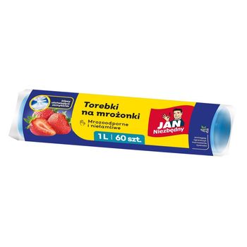 Jan Niezbędny Torebki na mrożonki 1L 60szt