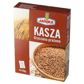 Janex Kasza gryczana prażona 400 g (4 x 100 g)