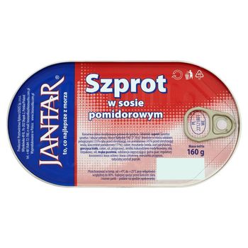 Jantar Szprot w sosie pomidorowym 160 g
