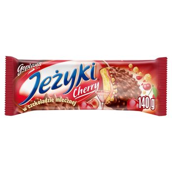 Jeżyki Cherry Herbatniki w czekoladzie mlecznej 140 g