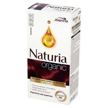 Joanna Naturia Organic Farba do włosów 332 wiśniowy