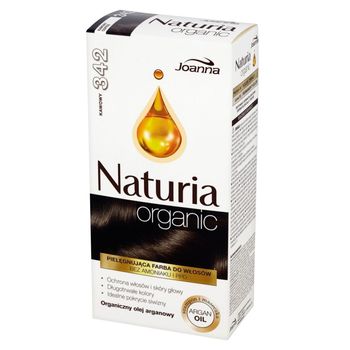 Joanna Naturia Organic Farba do włosów 342 kawowy