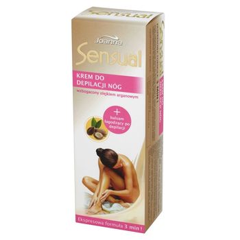 Joanna Sensual Krem do depilacji nóg 100 g + Balsam łagodzący po depilacji 10 g