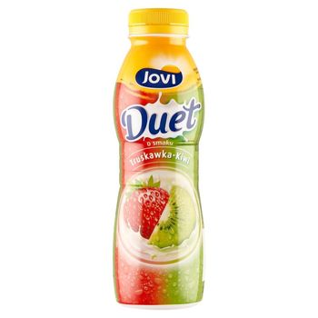 Jovi Duet Napój jogurtowy o smaku truskawka-kiwi 350 g