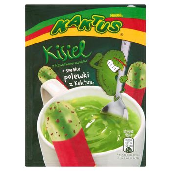 Kaktus Kisiel z kawałkami owoców o smaku polewki z kaktusa 30 g