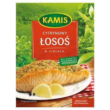 Kamis Cytrynowy łosoś w ziołach Mieszanka przyprawowa 18 g