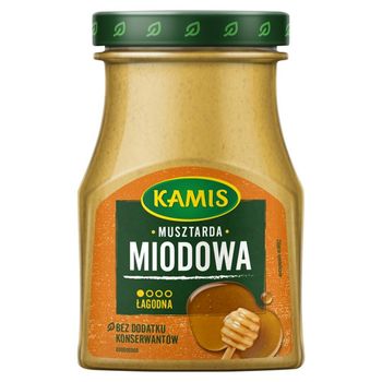 MUSZTARDA KAMIS 185g MIODOWA