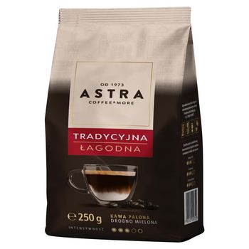 KAWA ASTRA 250g DROBNOMIEL NISKODRA