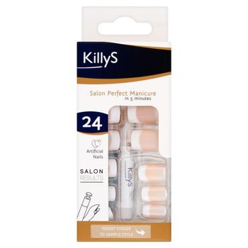 KillyS Sztuczne paznokcie z klejem 24 sztuki