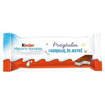 Kinder Mleczna Kanapka Biszkopt z mlecznym nadzieniem 28 g