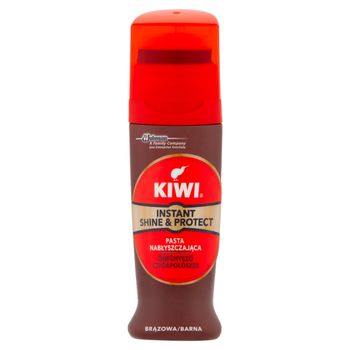 Kiwi Instant Shine & Protect Pasta nabłyszczająca brązowa 75 ml