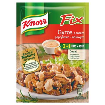 Knorr Fix Gyros z sosem paprykowo-ziołowym 38 g