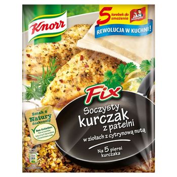 Knorr Fix Soczysty kurczak z patelni w ziołach z cytrynową nutą 25 g