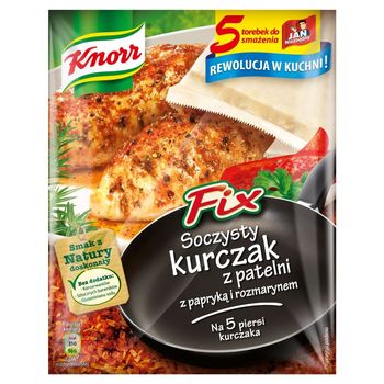 Knorr Fix Soczysty kurczak z patelni z papryką i rozmarynem 25 g