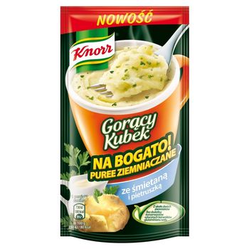 Knorr Gorący Kubek Na bogato! Puree ziemniaczane ze śmietaną i pietruszką 42 g