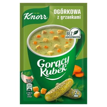 Knorr Gorący Kubek Ogórkowa z grzankami 13 g