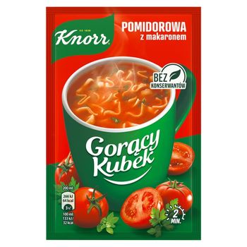 Knorr Gorący Kubek Pomidorowa z makaronem 19 g