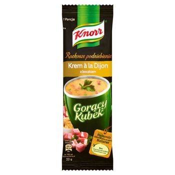 Knorr Gorący Kubek Rozkosze podniebienia Krem à la Dijon z boczkiem 22 g