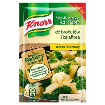 Knorr Sos do warzyw na ciepło do brokułów i kalafiora serowo-kremowy 23 g