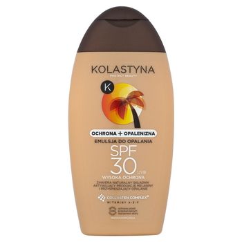 Kolastyna Emulsja do opalania ochrona + opalenizna SPF 30 200 ml