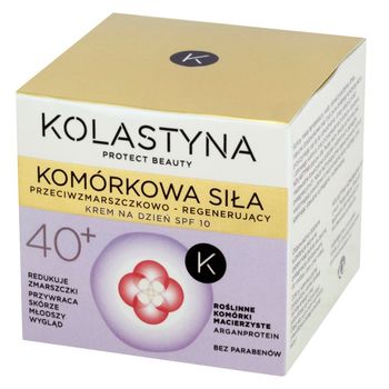 Kolastyna Komórkowa Siła 40+ Przeciwzmarszczkowo-regenerujący krem na dzień SPF 10 50 ml