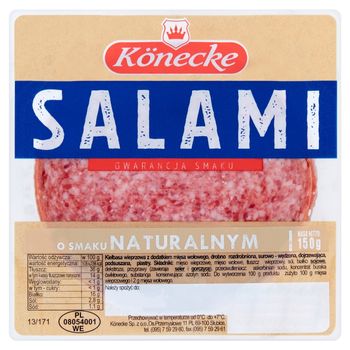Könecke Salami o smaku naturalnym 150 g