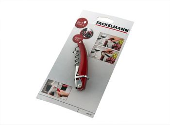 Korkociąg kelnerski czerwony GrandCru Fackelmann