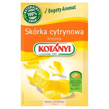 Kotányi Skórka cytrynowa krojona 16 g