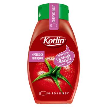 Kotlin Ketchup czosnek - bazylia 450 g