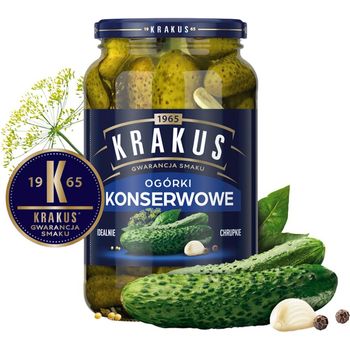 Krakus Ogórki konserwowe 920 g