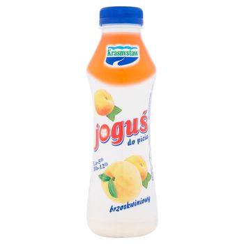 Krasnystaw Joguś Jogurt do picia brzoskwiniowy 350 g