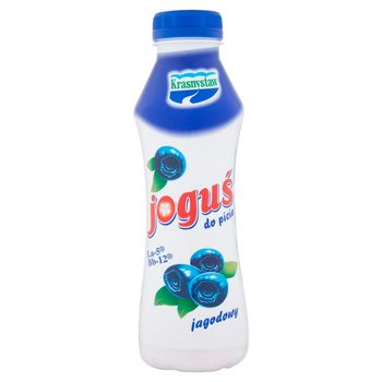 Krasnystaw Joguś Jogurt do picia jagodowy 350 g