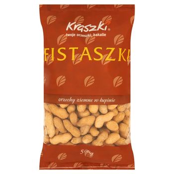 Kraszki Fistaszki Orzechy ziemne w łupinie 500 g