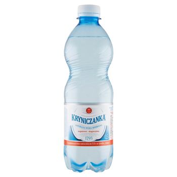Kryniczanka Naturalna woda mineralna wysokozmineralizowana wysokonasycona 0,5 l