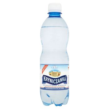 Kryniczanka Naturalna woda mineralna wysokonasycona CO2 0,5 l