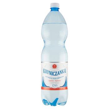 Kryniczanka Naturalna woda mineralna wysokozmineralizowana wysokonasycona 1,5 l