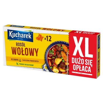 Kucharek Rosół wołowy 120 g (12 x 10 g)
