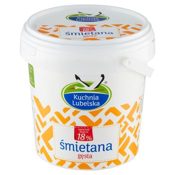 Kuchnia Lubelska Śmietana gęsta 18% 1 kg