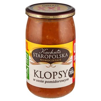 Kuchnia Staropolska Klopsy w sosie pomidorowym 700 g