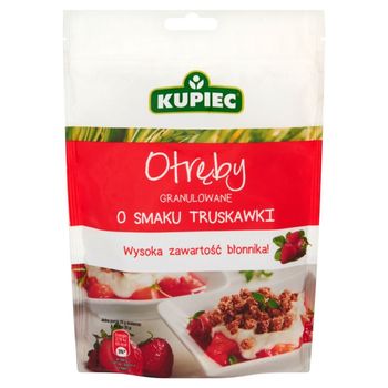 Kupiec Otręby granulowane o smaku truskawki 120 g