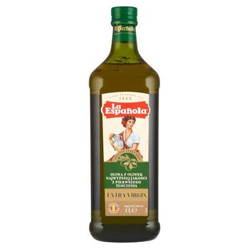 La Española Oliwa z oliwek najwyższej jakości z pierwszego tłoczenia 1 l