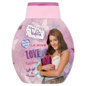 LA RIVE Disney Violetta Love 2 w 1 Łagodny szampon i płyn do kąpieli dla dzieci 250 ml