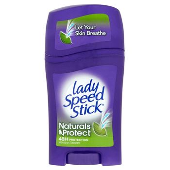 Lady Speed Stick Naturals and Protect Dezodorant antyperspiracyjny w sztyfcie 45 g