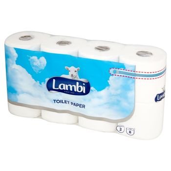 Lambi Soft Papier toaletowy 8 rolek