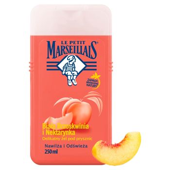 Le Petit Marseillais Delikatny żel pod prysznic biała brzoskwinia i nektarynka 250 ml