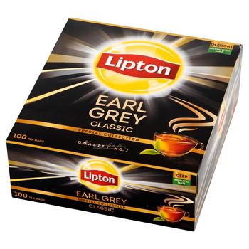 Lipton Earl Grey Classic Herbata czarna 150 g (100 torebek)