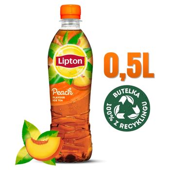Lipton Ice Tea Peach Napój niegazowany 500 ml
