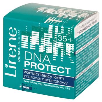 Lirene Dermoprogram 35+ DNA Protect Wzmacniający krem przeciwzmarszczkowy na noc 50 ml